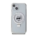 Pikkukuva 3 / 8: Karl Lagerfeld Sormusteline Choupette Head MagSafe - iPhone 15 -kotelo (valkoinen)