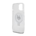 Pikkukuva 7 / 8: Karl Lagerfeld Sormusteline Choupette Head MagSafe - iPhone 15 -kotelo (valkoinen)
