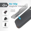 Pikkukuva 2 / 10: Speck Presidio2 Pro ClickLock & MagSafe - iPhone 15 Pro -kotelo (hiilenharmaa / viileä pronssi)