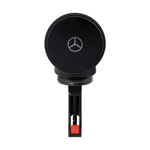 Mercedes Silver Star MagSafe - Magnetisk bilholder med trådløs opladning 15W (sort)