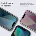 Miniatyrbillede 7 af 7: Spigen GLAS.TR EZ FIT Privacy 2-Pack - Hærdet glas med privatlivsfilter til iPhone 14 / iPhone 13 Pro / iPhone 13 2 stk.