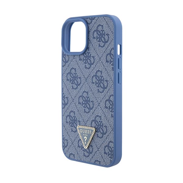 Guess Crossbody 4G metallilogo - iPhone 15 -kotelo (sininen)