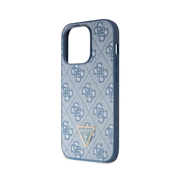 Guess Crossbody 4G metallogo - iPhone 14 Pro-cover (blå)