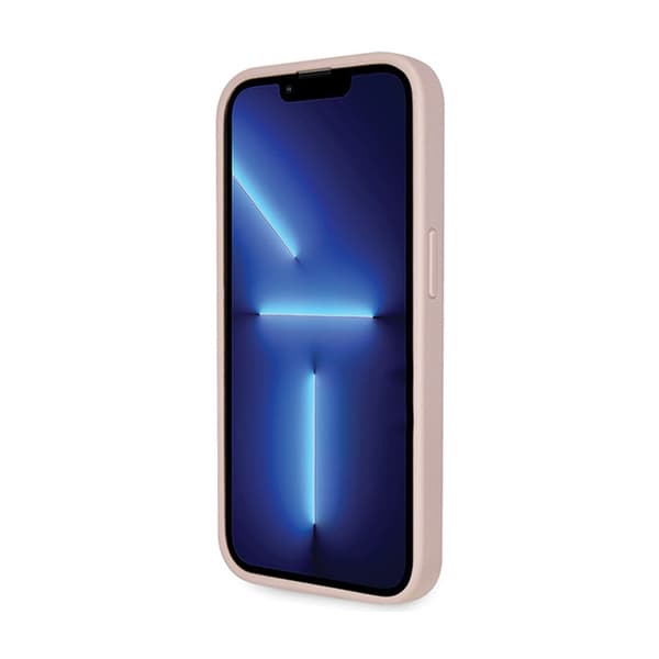 Guess Crossbody 4G metallilogo - iPhone 15 Pro -kotelo (vaaleanpunainen)