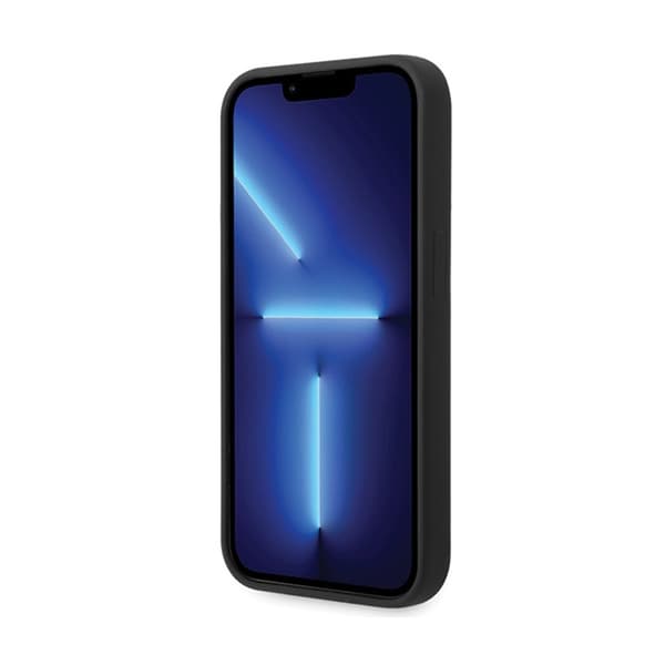 BMW Silicone Metal Logo - iPhone 15 Pro -kuori (musta)