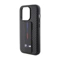 Pikkukuva 7 / 9: BMW Grip Stand Smooth & Carbon - iPhone 15 Pro -kotelo (musta)