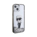 Pikkukuva 4 / 8: Karl Lagerfeld Liquid Glitter Ikonik - iPhone 15 -kotelo (läpinäkyvä)