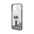 Pikkukuva 6 / 8: Karl Lagerfeld Liquid Glitter Ikonik - iPhone 15 -kotelo (läpinäkyvä)