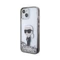Pikkukuva 2 / 8: Karl Lagerfeld Liquid Glitter Ikonik - iPhone 15 -kotelo (läpinäkyvä)