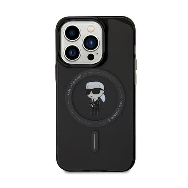 Karl Lagerfeld IML Ikonik MagSafe - iPhone 14 Pro Max -kotelo (musta)