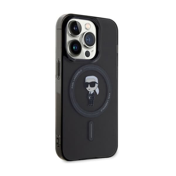 Karl Lagerfeld IML Ikonik MagSafe - iPhone 14 Pro Max -kotelo (musta)