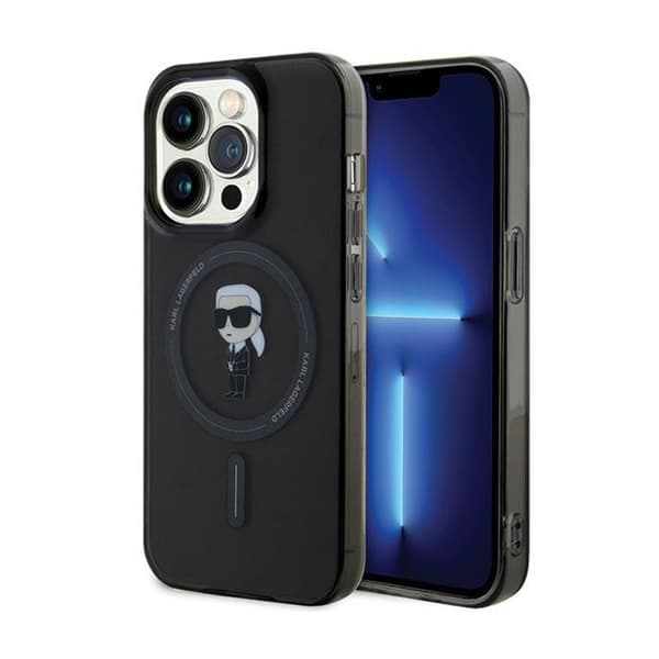 Karl Lagerfeld IML Ikonik MagSafe - iPhone 14 Pro Max -kotelo (musta)
