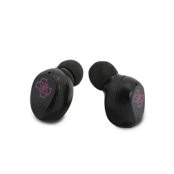 Guess True Wireless Earphones BT5.0 5H - TWS-kuulokkeet + latauskotelo (magenta)