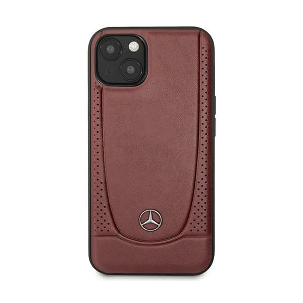 Mercedes læder Urban Line - iPhone 15 etui (rød)