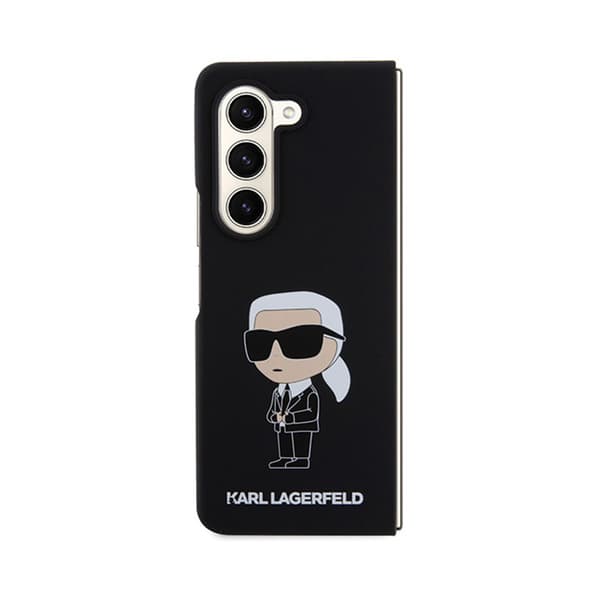 Karl Lagerfeld Silikon Ikonik - Samsung Z Fold 5 Fodral (svart)