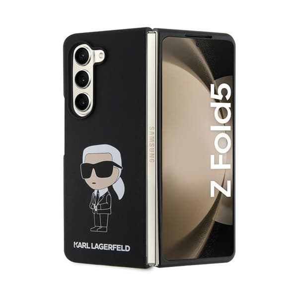 Karl Lagerfeld Silikon Ikonik - Samsung Z Fold 5 Fodral (svart)