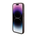 Pikkukuva 6 / 9: Guess Grip Stand 4G Triangle Strass -logo - iPhone 15 Pro -kotelo (ruskea)