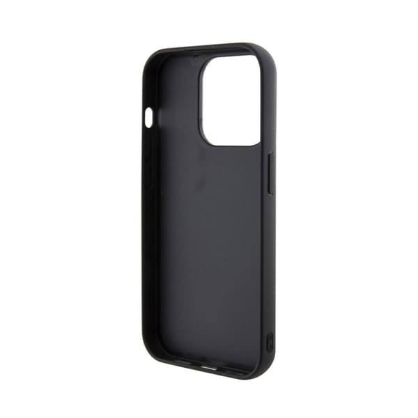Guess Disco Metal Script - iPhone 15 Pro -kuori (musta)