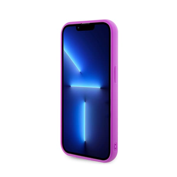 Guess Disco Metal Script - iPhone 15 Pro -kotelo (fuksia)