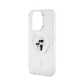 Pikkukuva 6 / 8: Karl Lagerfeld Karl & Choupette Glitter Magsafe - iPhone 15 Pro -kotelo (läpinäkyvä)