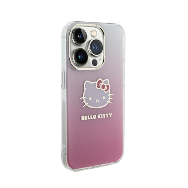 Hello Kitty IML Gradient Electrop Kitty Head - iPhone 14 Pro Cover (Pink)