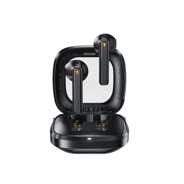 WEKOME VB09 Cyerin Series - Trådlösa Bluetooth V5.3 TWS hörlurar med laddningsfodral (svart)