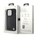 Miniatyrbild 8 av 8: BMW Leather Hot Stamp - iPhone 15 Pro-fodral (svart)