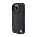 Miniatyrbild 2 av 8: BMW Leather Hot Stamp - iPhone 15 Pro-fodral (svart)