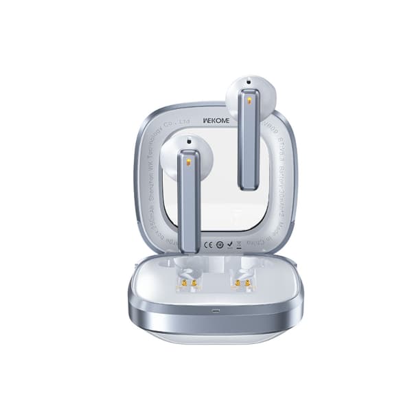 WEKOME VB09 Cyerin Series - Trådlösa Bluetooth V5.3 TWS hörlurar med laddningsfodral (Vit)