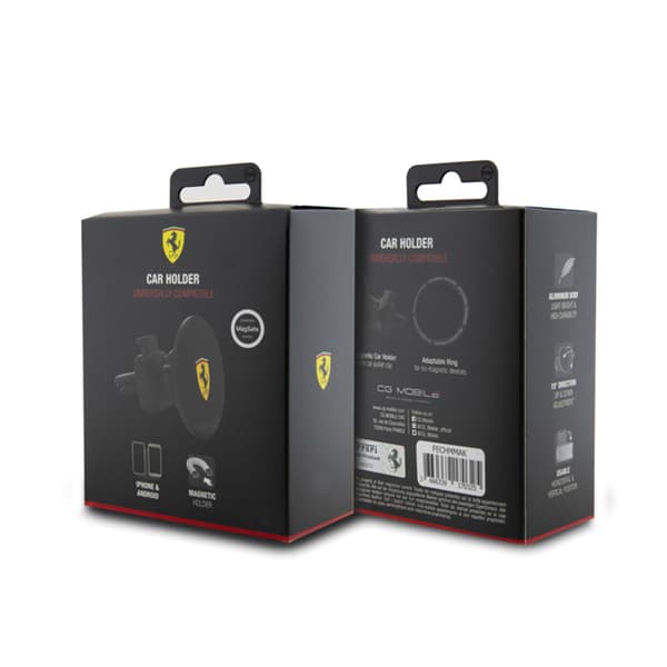 Ferrari MagSafe Printed Shield - Magnetisk bilhållare (svart)