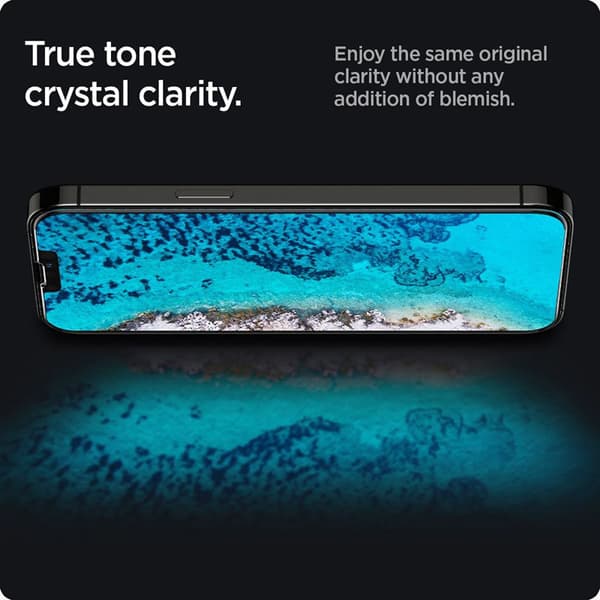 Spigen Glas.TR Slim - Karkaistu lasi tietosuojasuodattimella iPhone 14 / iPhone 13 Pro / iPhone 13