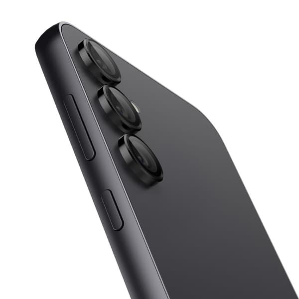 Spigen Optik.TR EZ Fit Camera Lens Protector 2-Pack - Glaslins Protector för Samsung Galaxy S23 FE (2 st) (Svart)