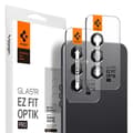 Miniatyrbild 1 av 10: Spigen Optik.TR EZ Fit Camera Lens Protector 2-Pack - Glaslins Protector för Samsung Galaxy S23 FE (2 st) (Svart)