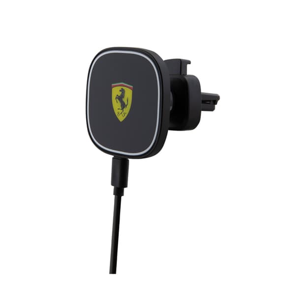 Ferrari MagSafe Collection - Magnetisk bilholder med 15W trådløs opladning (sort)