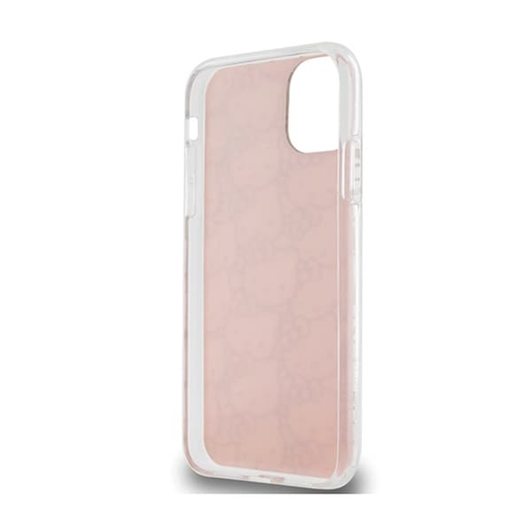 Hello Kitty IML Gradient Electrop Crowded Kitty Head - iPhone 11 -kotelo (vaaleanpunainen)