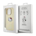 Miniatyrbillede 8 af 8: Hello Kitty Læder Kitty Head MagSafe - iPhone 15 Pro Cover (Guld)