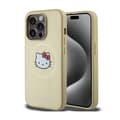 Miniatyrbillede 1 af 8: Hello Kitty Læder Kitty Head MagSafe - iPhone 15 Pro Cover (Guld)