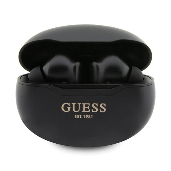 Guess True Wireless Classic EST BT5.3 - TWS hörlurar + laddningsfodral (svart)