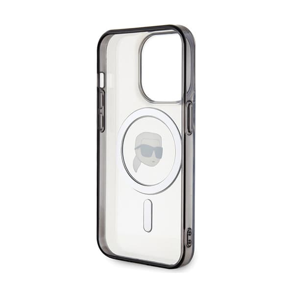 Karl Lagerfeld IML Karl Head MagSafe - iPhone 15 Pro Max etui (gennemsigtig)