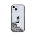 Pikkukuva 3 / 8: Karl Lagerfeld Liquid Glitter Choupette - iPhone 15 -kotelo (läpinäkyvä)