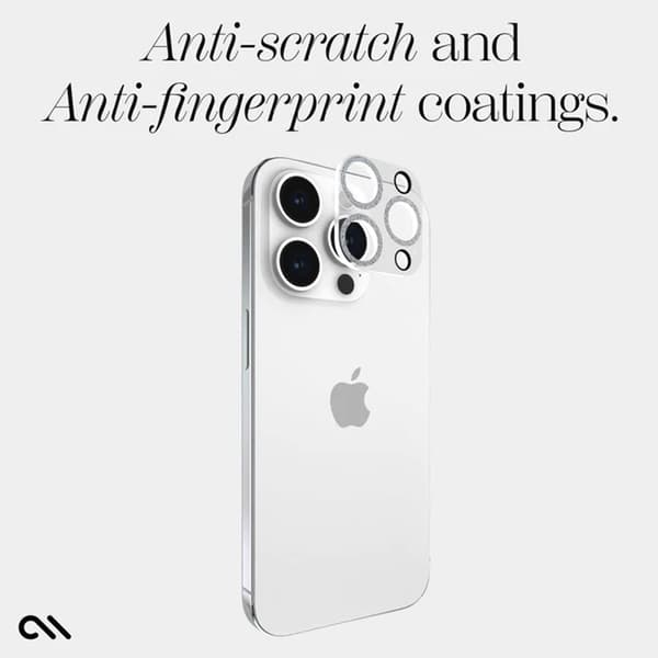 Case-Mate Sparkle Lens Protector - Beskyttelsesglas til kameraet iPhone 15 Pro / iPhone 15 Pro Max (Twinkle)