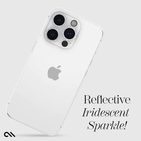 Case-Mate Sparkle Lens Protector - Beskyttelsesglas til kameraet iPhone 15 Pro / iPhone 15 Pro Max (Twinkle)