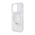 Miniatyrbillede 6 af 8: Guess Ring Stand Script Glitter MagSafe - iPhone 15 Pro Cover (gennemsigtig)