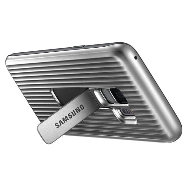 Samsung Protective Standing Cover - Samsung Galaxy S9 etui med stativ (sølv)