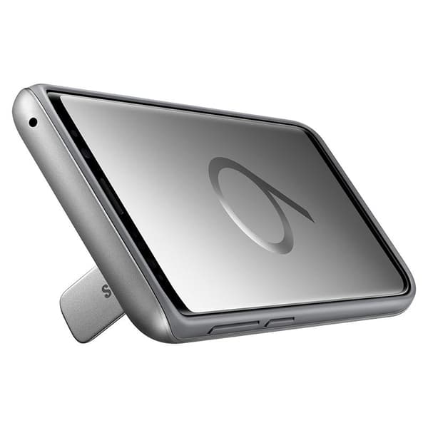Samsung Protective Standing Cover - Samsung Galaxy S9 etui med stativ (sølv)