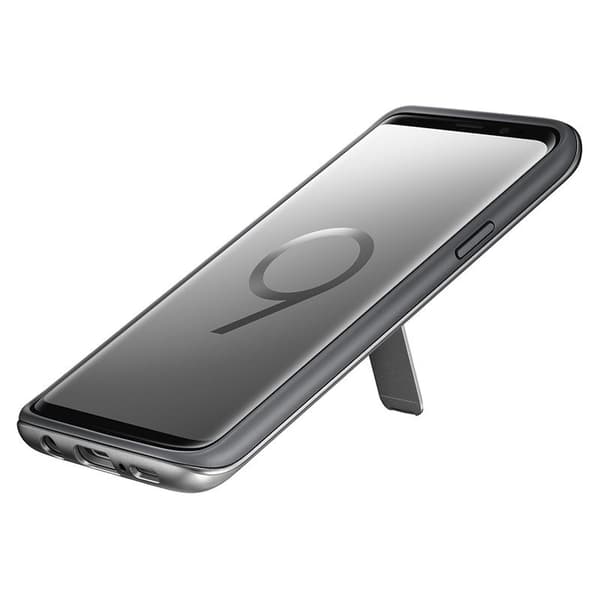 Samsung Protective Standing Cover - Samsung Galaxy S9 etui med stativ (sølv)