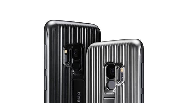 Samsung Protective Standing Cover - Samsung Galaxy S9 etui med stativ (sølv)