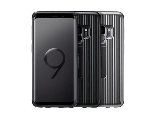 Samsung Protective Standing Cover - Samsung Galaxy S9 etui med stativ (sølv)