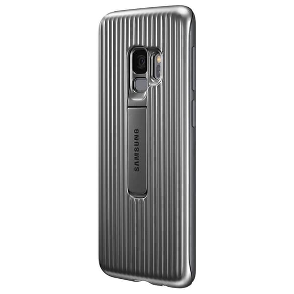Samsung Protective Standing Cover - Samsung Galaxy S9 etui med stativ (sølv)