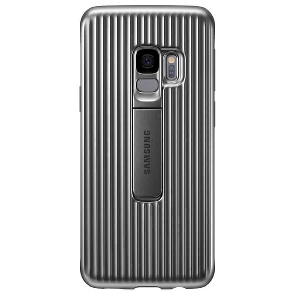 Samsung Protective Standing Cover - Samsung Galaxy S9 etui med stativ (sølv)